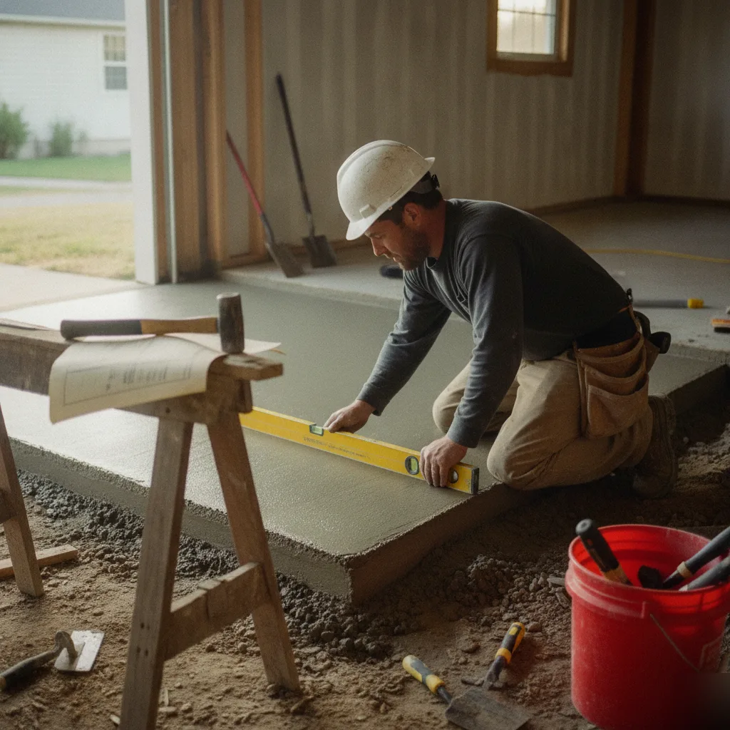 Permitted foundation footing inspection in Brownsburg