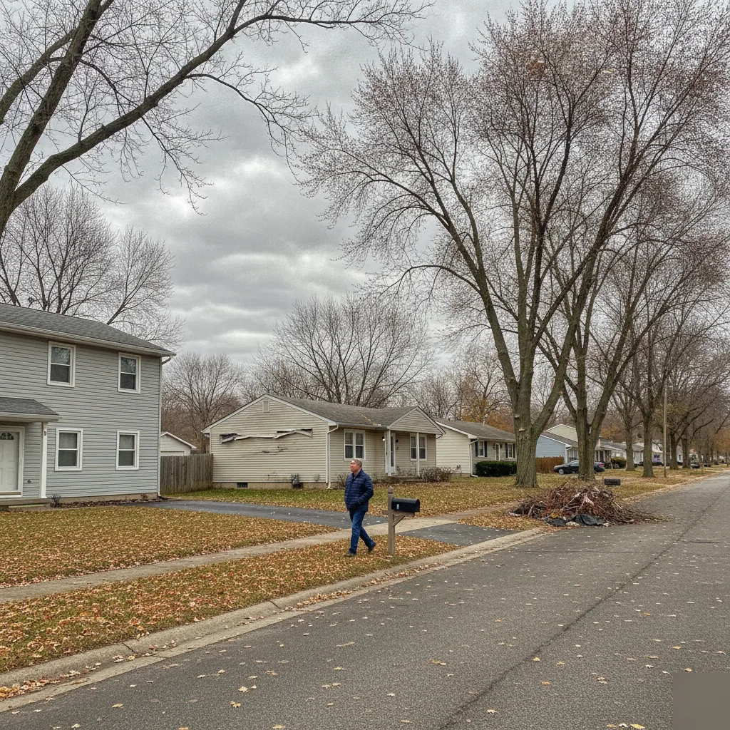 Brownsburg neighborhood siding conditions seasonal context