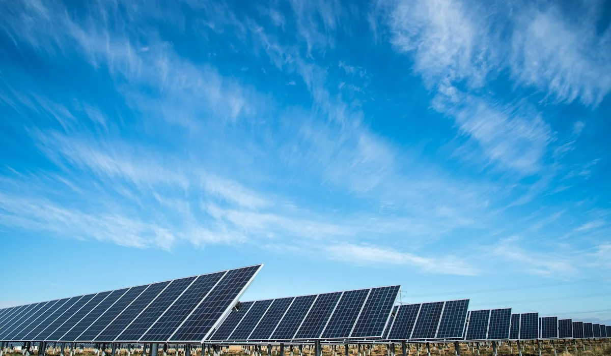 Solar panels on a residential roof — energy-efficient home building in Brownsburg Indiana