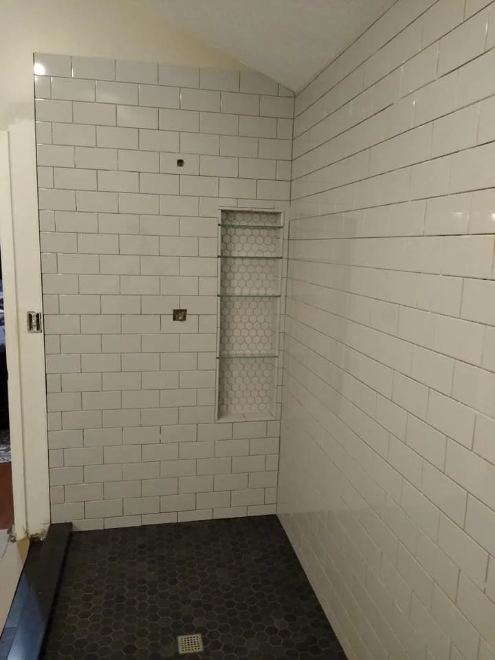 Allgood bathroom — vanity and tile
