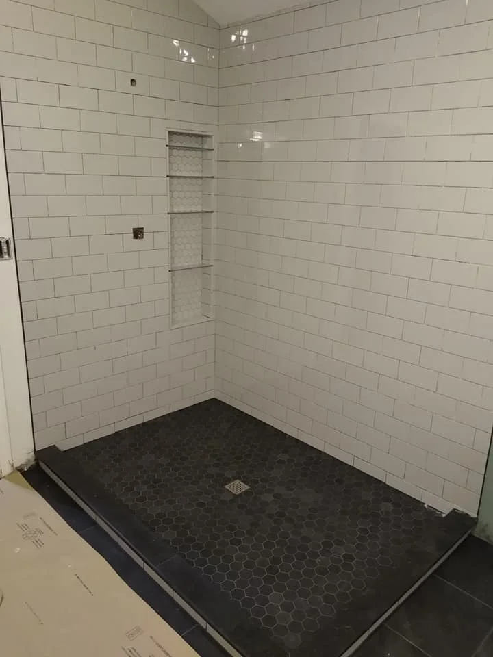 Allgood bathroom — finished view