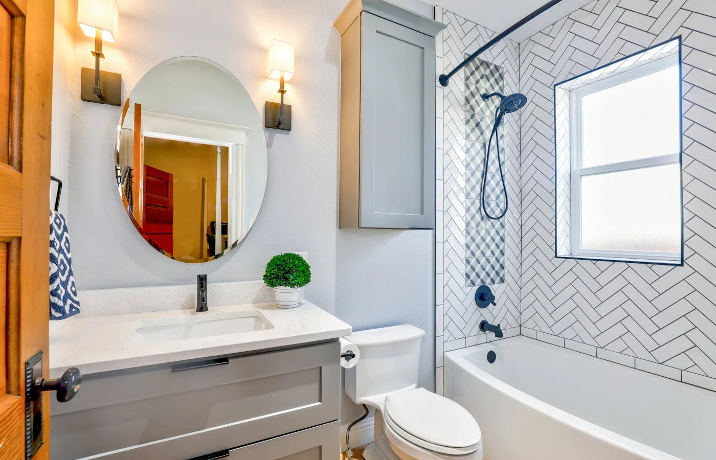 Bathroom remodel showcase