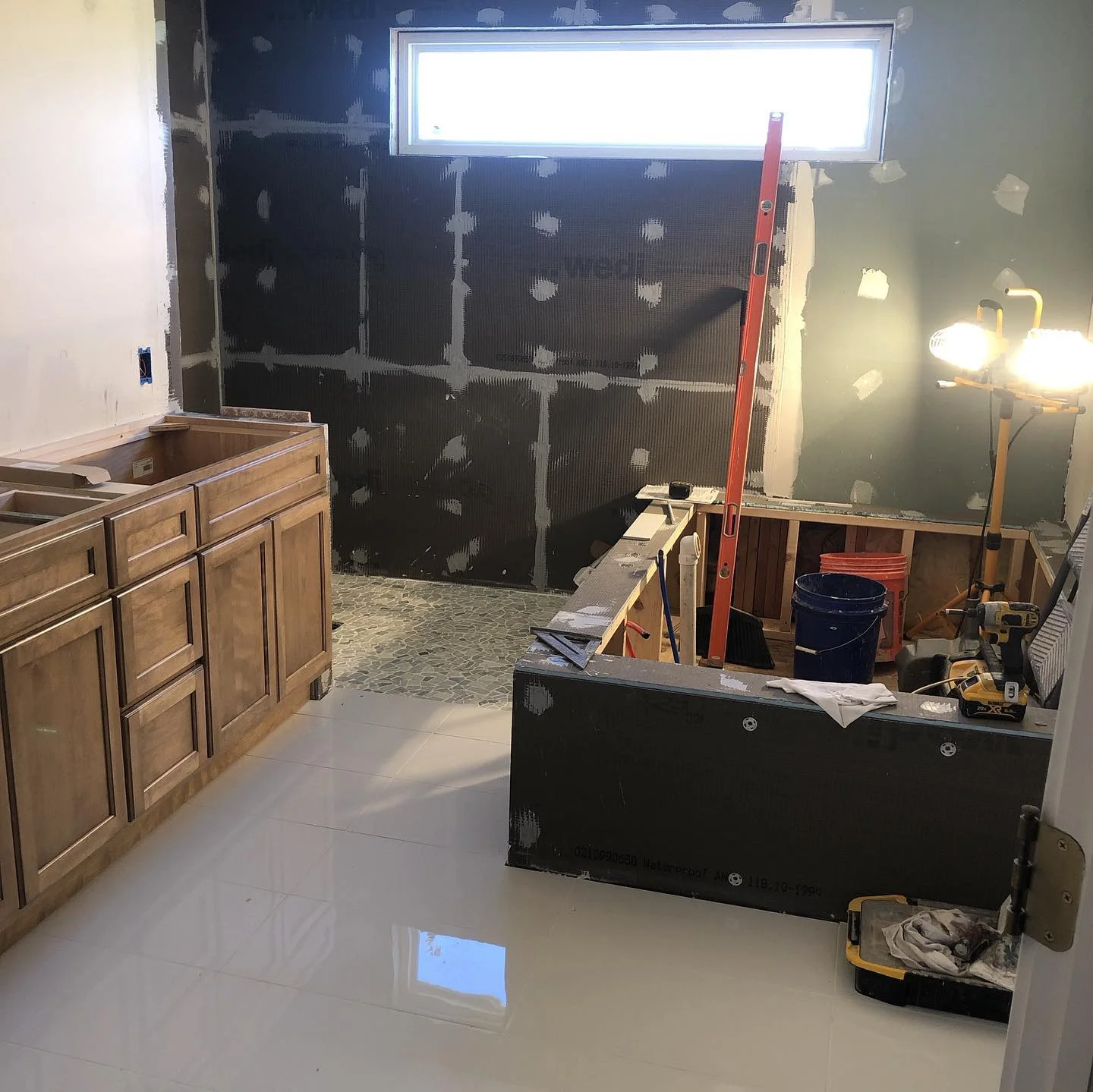 Brodnik bathroom — remodel in progress