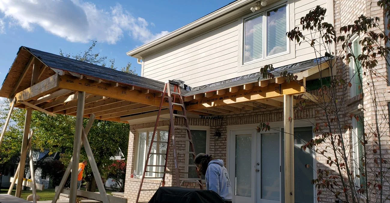 Guyer addition — construction progress