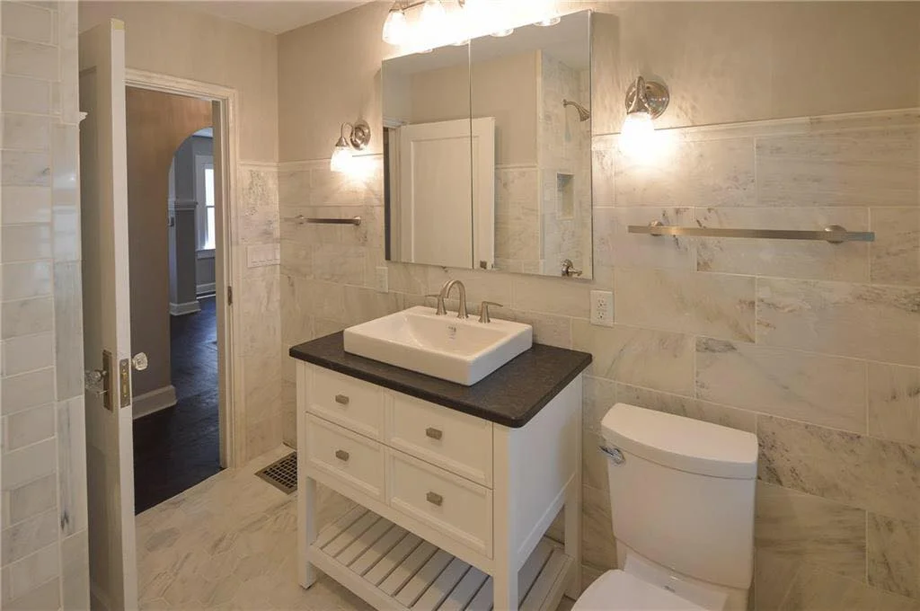Kenyon Street bathroom — finished
