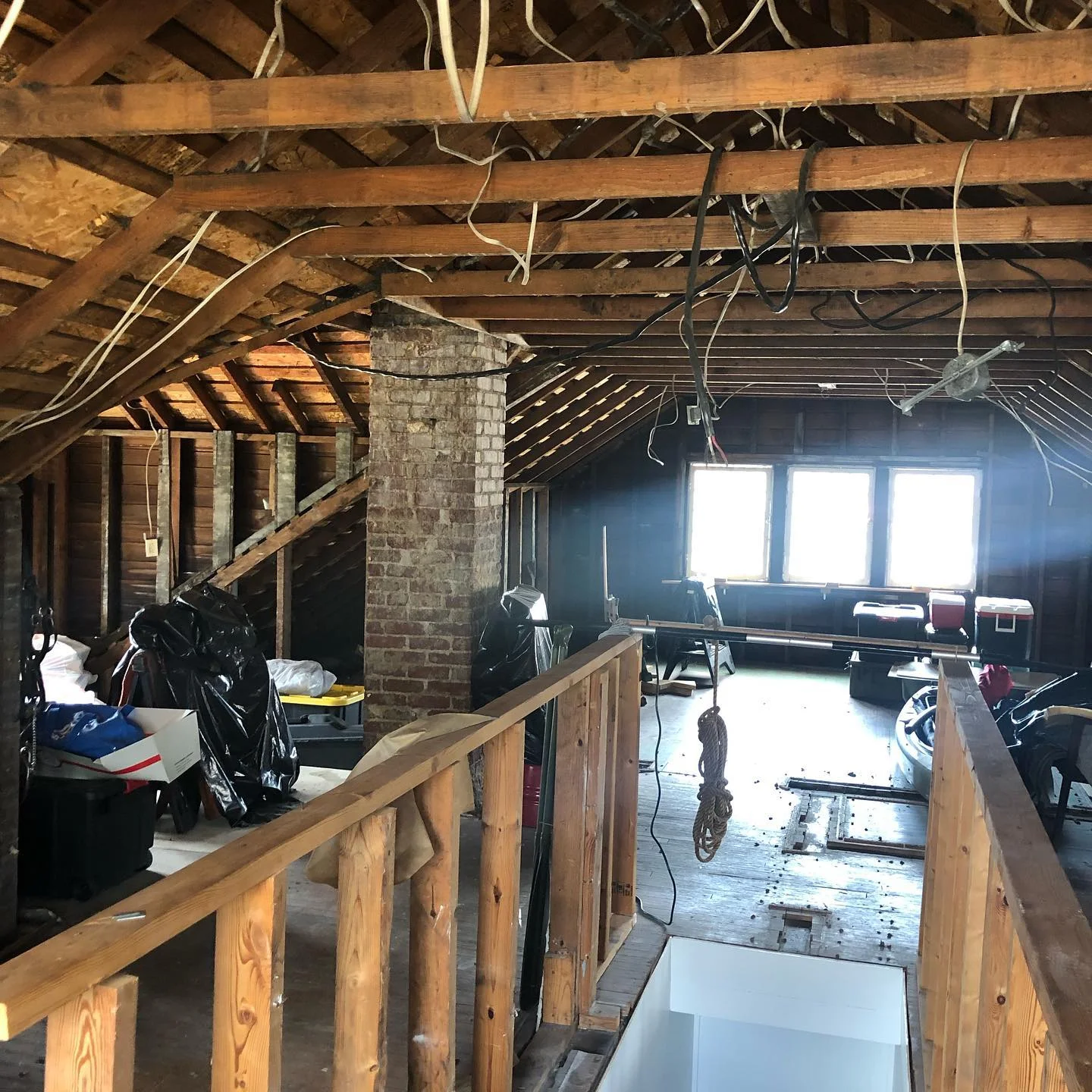 Morgan attic — original space