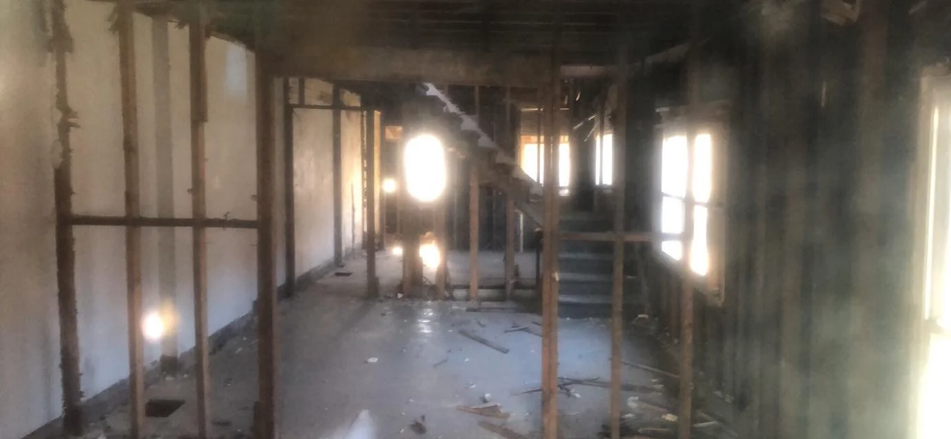 Orange Street rehab — interior in progress