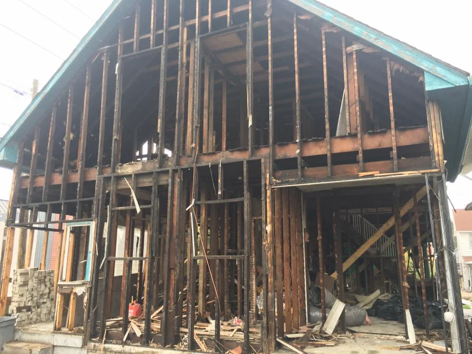 Sanders rehab — renovation in progress