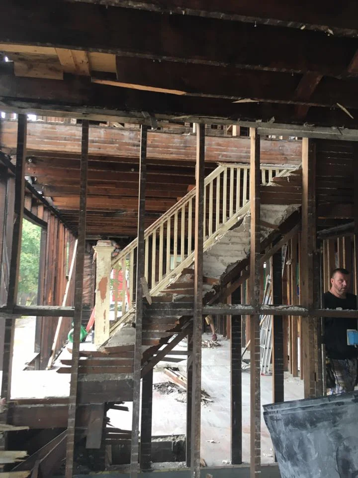 Sanders rehab — interior work