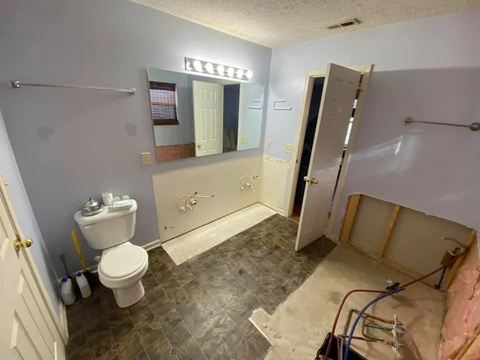 Taylor bathroom remodel in progress