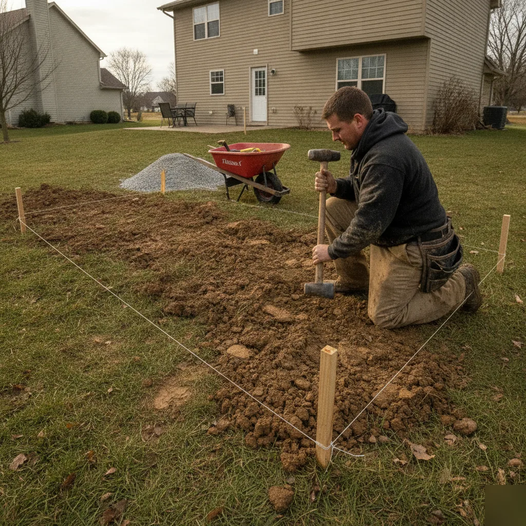 Ground-level addition site prep and cost factors in Brownsburg