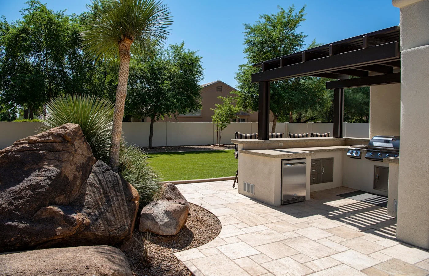 Outdoor Kitchen Construction
