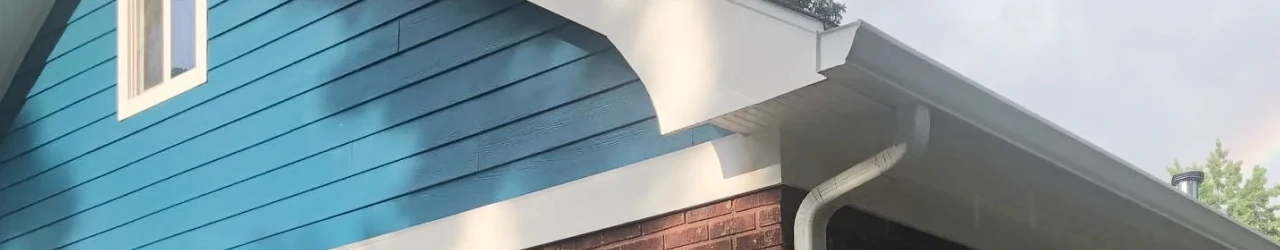 Gutter installation in Brownsburg Indiana by Terry Brodnik Group