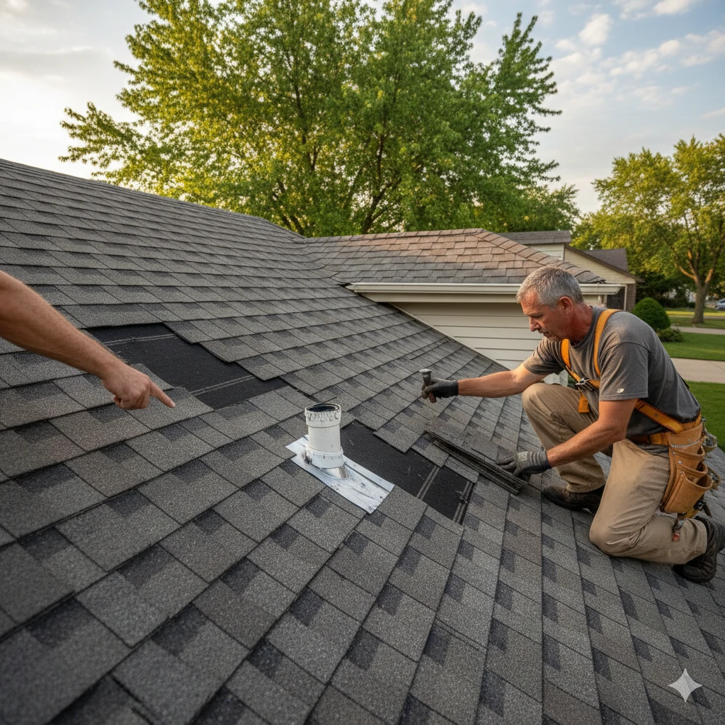 Roof repair in Brownsburg IN by Terry Brodnik Group