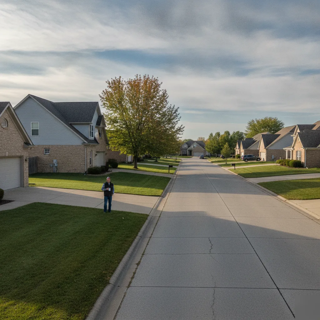 Brownsburg neighborhood roof age climate comparison