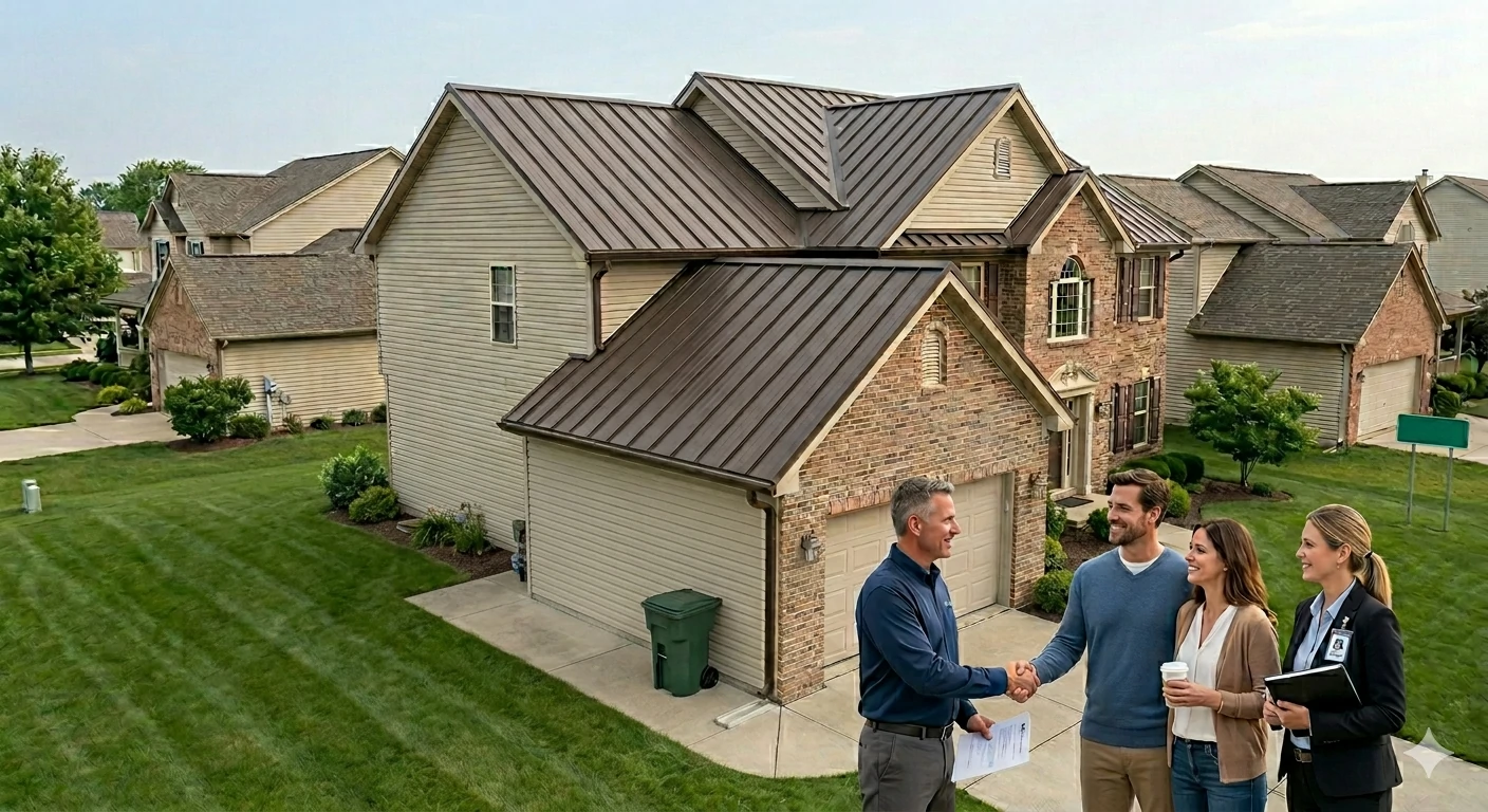 Storm damage exterior repair completed in Brownsburg Indiana by Terry Brodnik Group