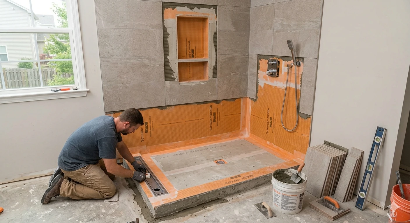 Walk-in shower conversion in Brownsburg Indiana by Terry Brodnik Group