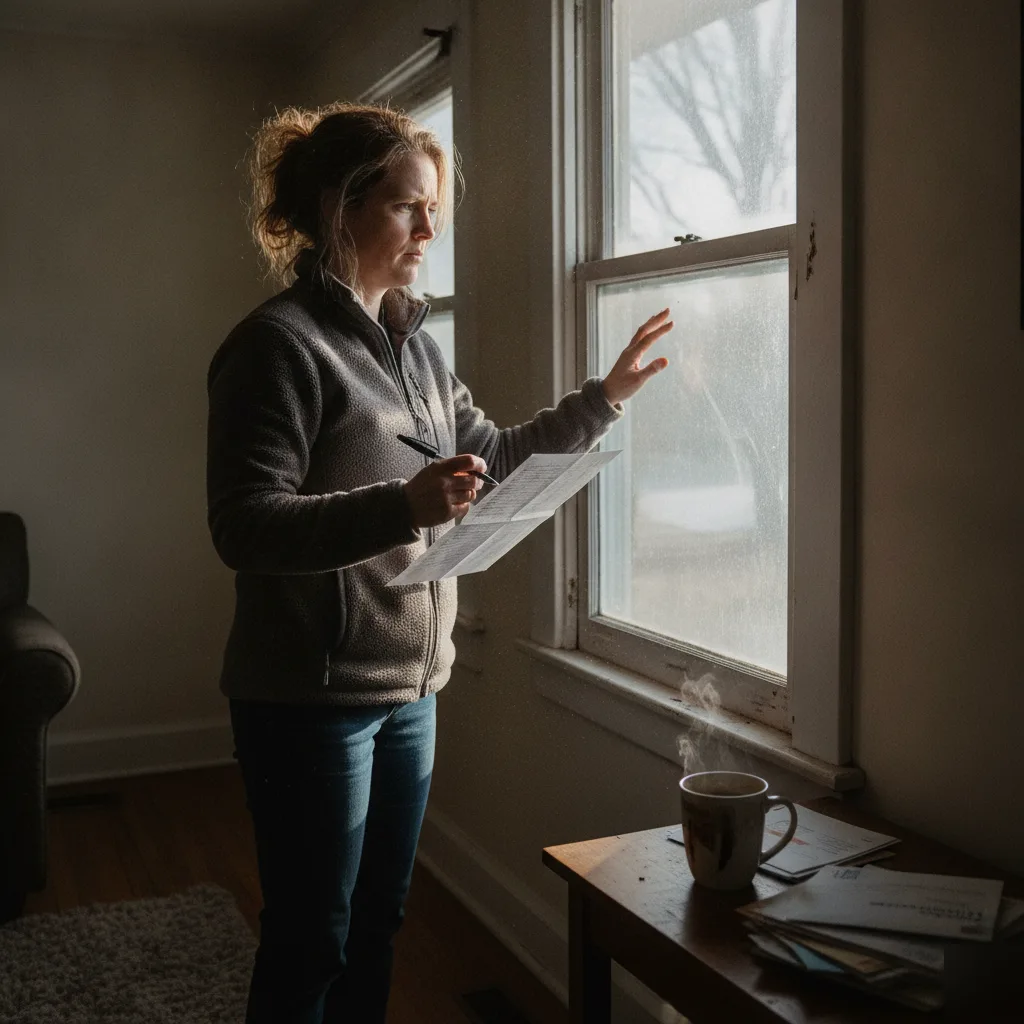 A homeowner researching questions before hiring a window installer in Brownsburg